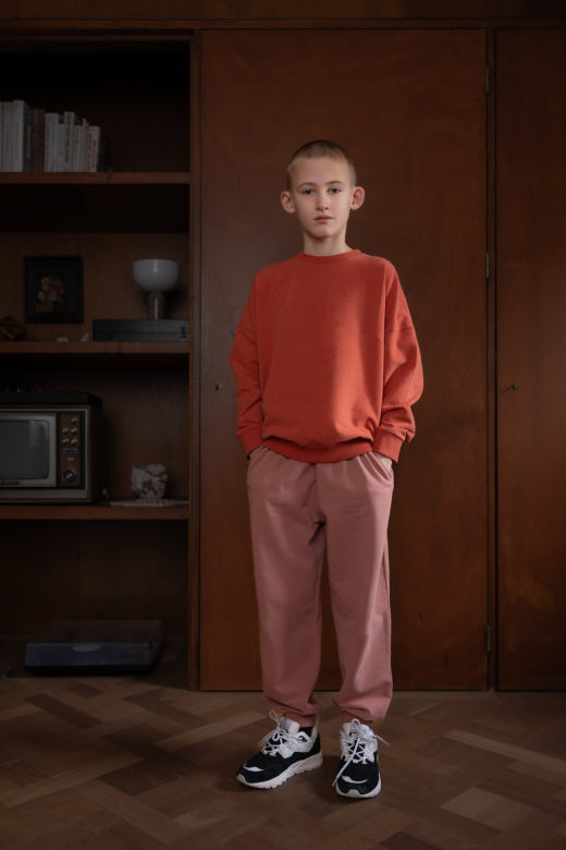 Sweater – dusty red