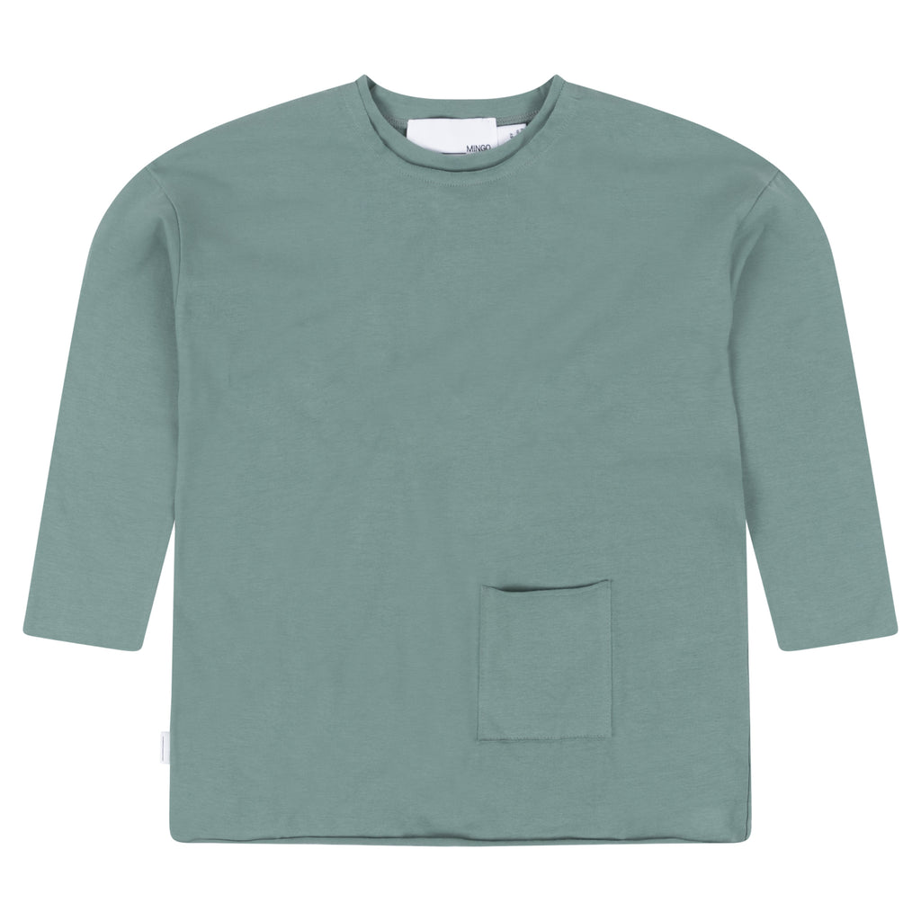 Longsleeve oversized – teal