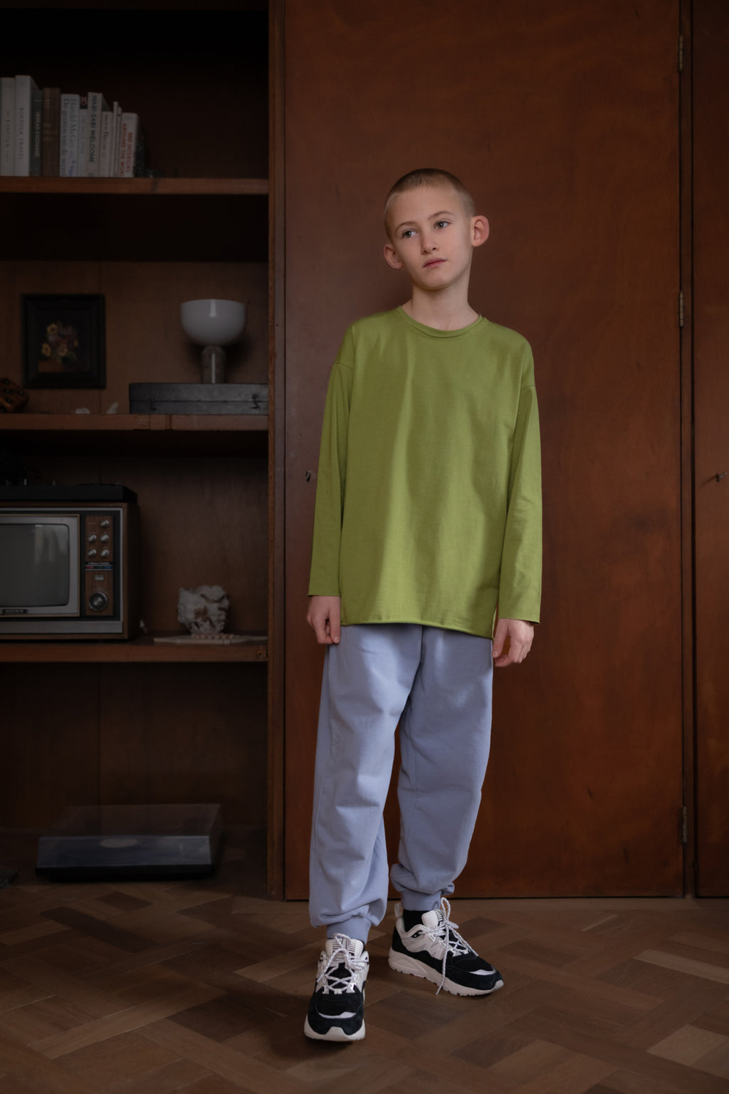 Longsleeve oversized – olive green