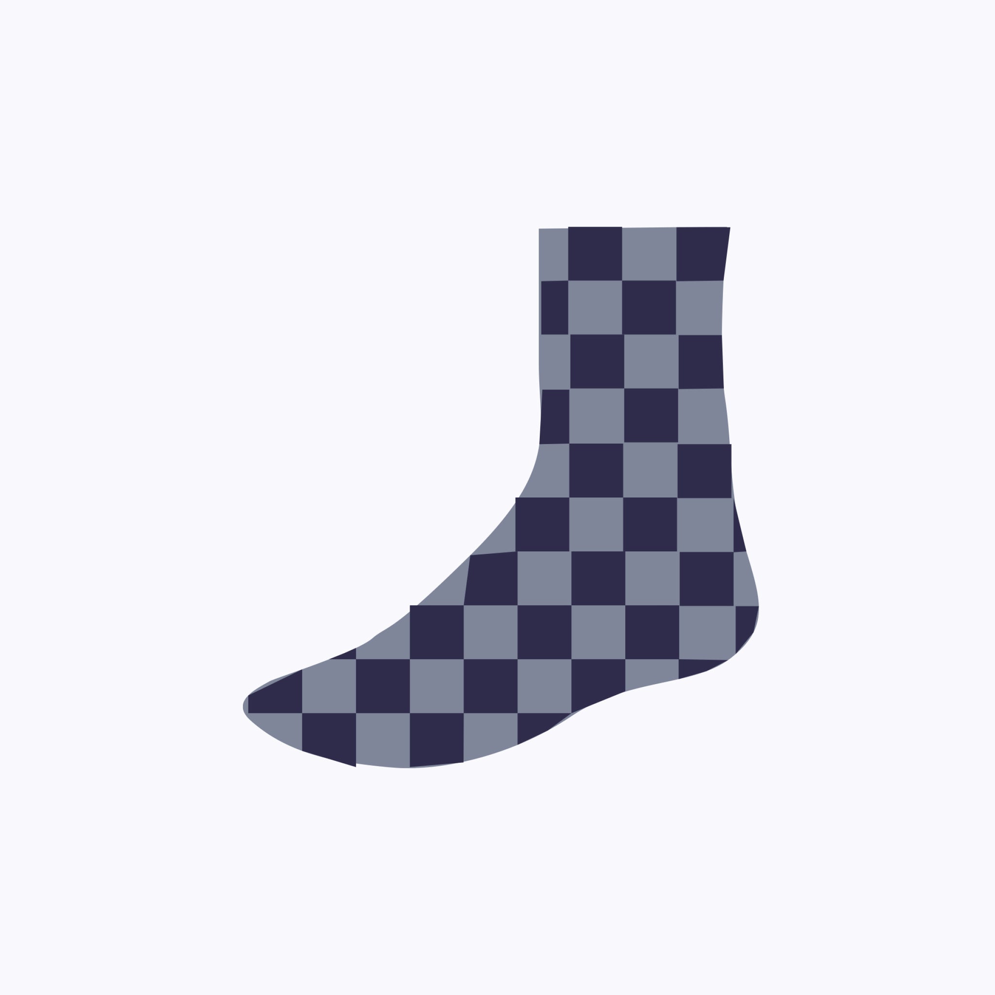 Sock – dark navy block