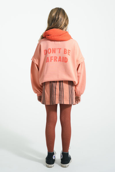 Sweatshirt – pink w/ "hey jude" print