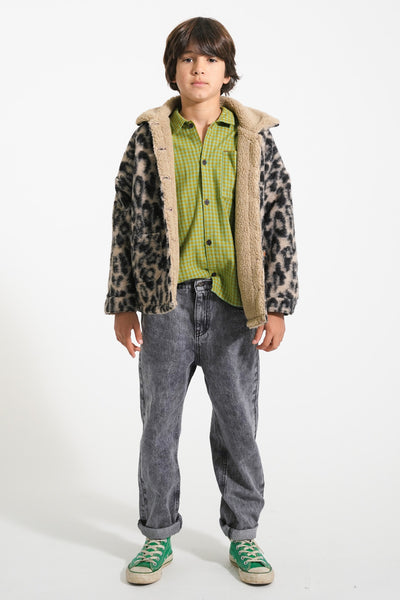 Shirt – green checkered
