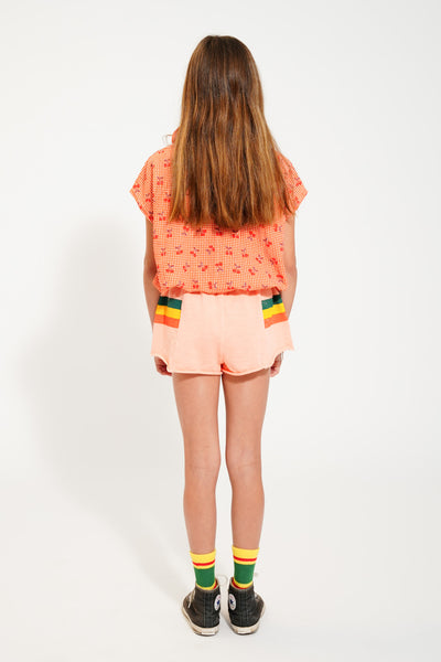 Shorts – pink & multicolor stripes