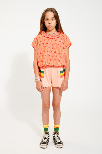 Shorts – pink & multicolor stripes
