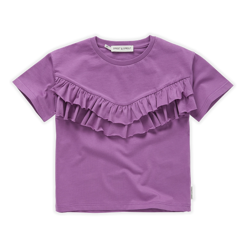 T-Shirt Ruffle – purple