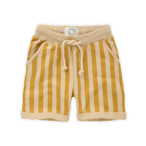 Sweat Short Stripe Pint – honey yellow