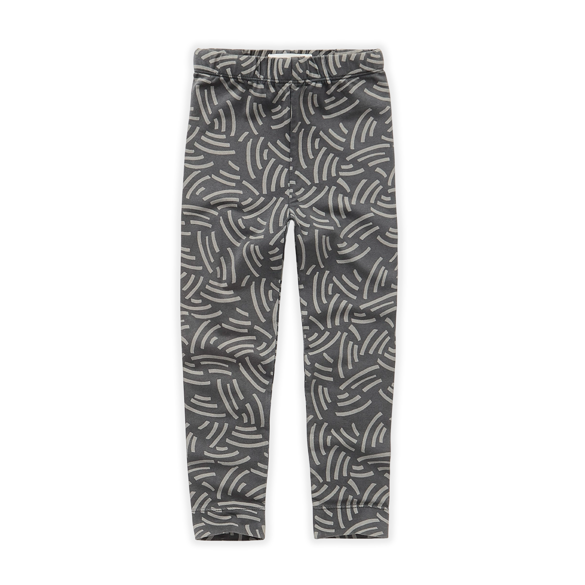 Legging Waves Print – asphalt black