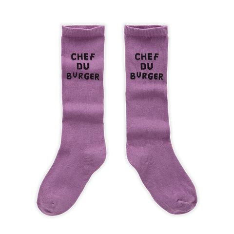 Socks Chef du Burger – purple