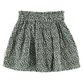 Short Skirt – mint green w/ animal print