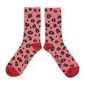 Socks – pink w/ animal print