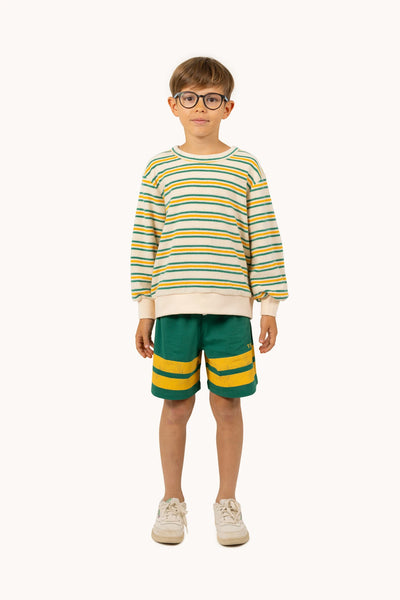 Stripes Logo Short – dark emerald