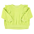 Sweatshirt w/ frills – lime