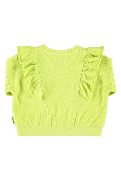 Sweatshirt w/ frills – lime
