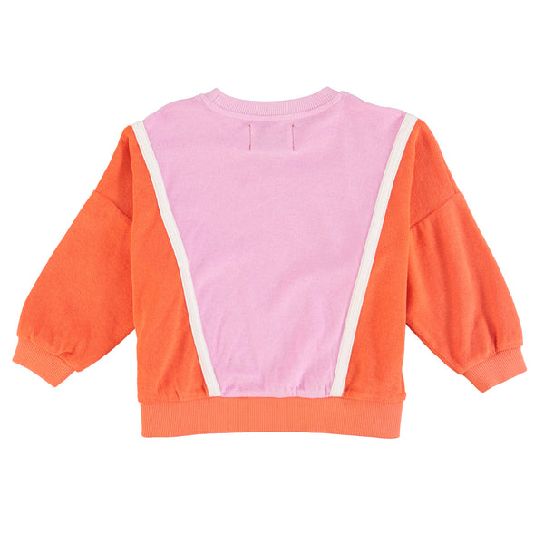 Sweatshirt – orange & lavender