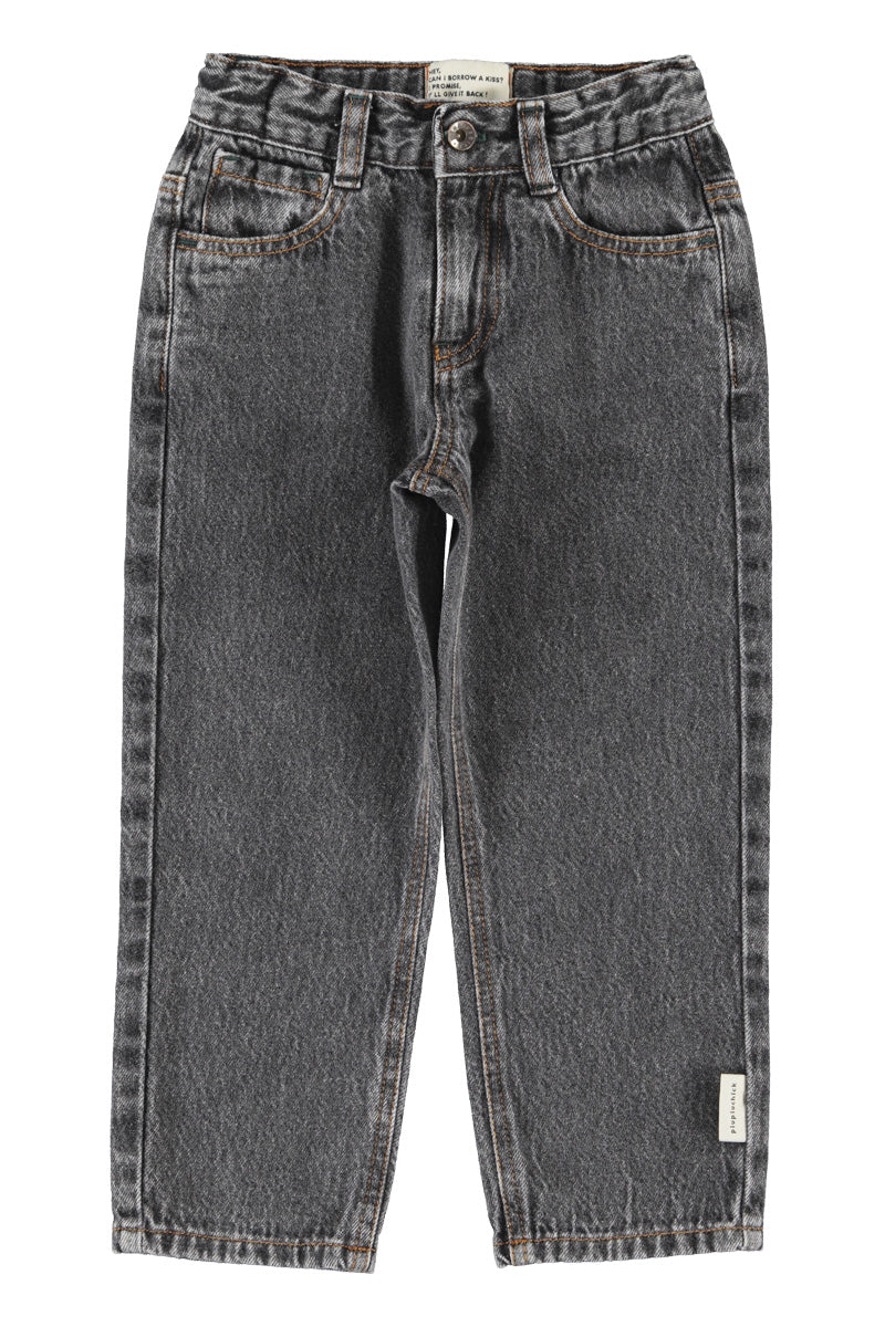 Unisex Trousers – grey denim