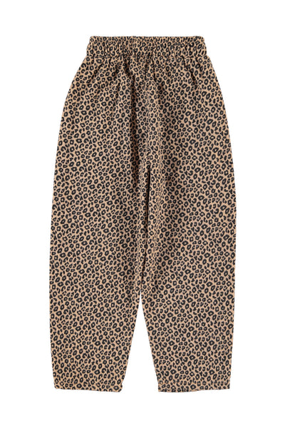 Unisex Trousers – brown w/ animal print