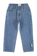 Unisex Trousers – washed navy denim