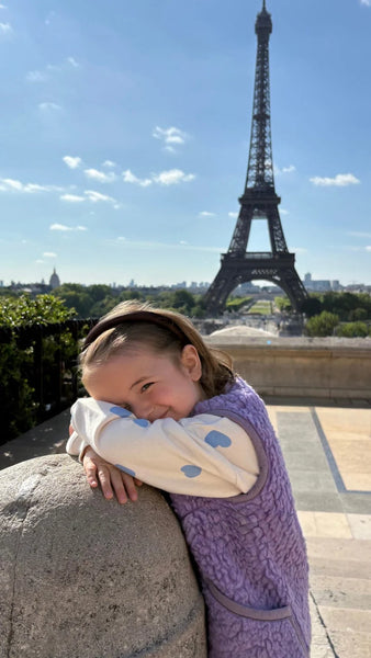 Wollweste Teddy – lila