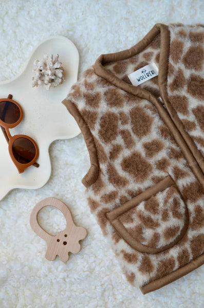 Wollweste Teddy – giraffe