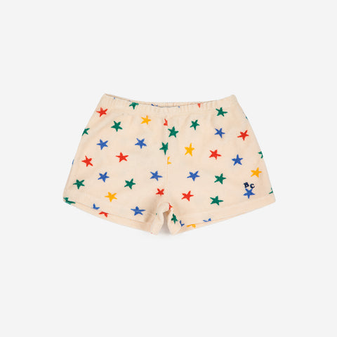 Multicolor Stars Terry Shorts – Minis