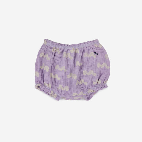 Waves All Over Woven Ruffle Bloomer – Minis