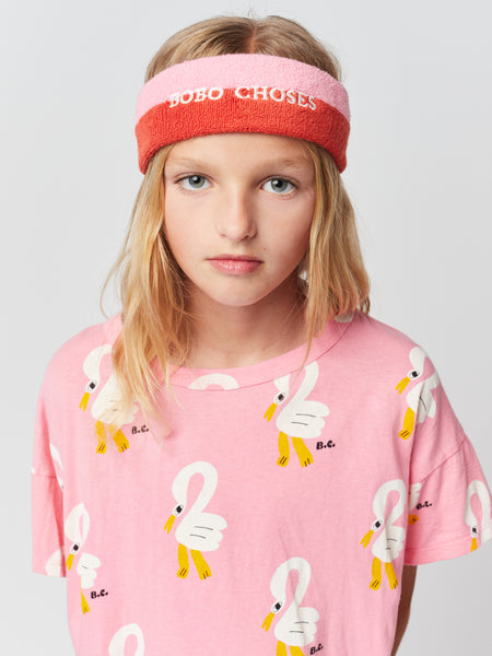 Bobo Choses Pink Towel Headband