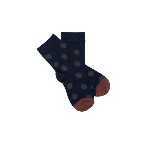 Dot Socks dark navy