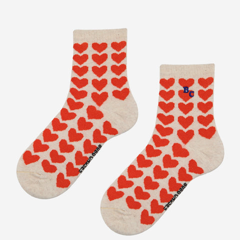 Hearts Short Socks