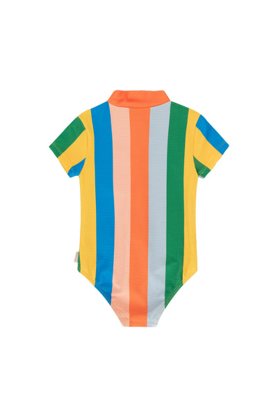 Multicolor Stripes Swimsuit