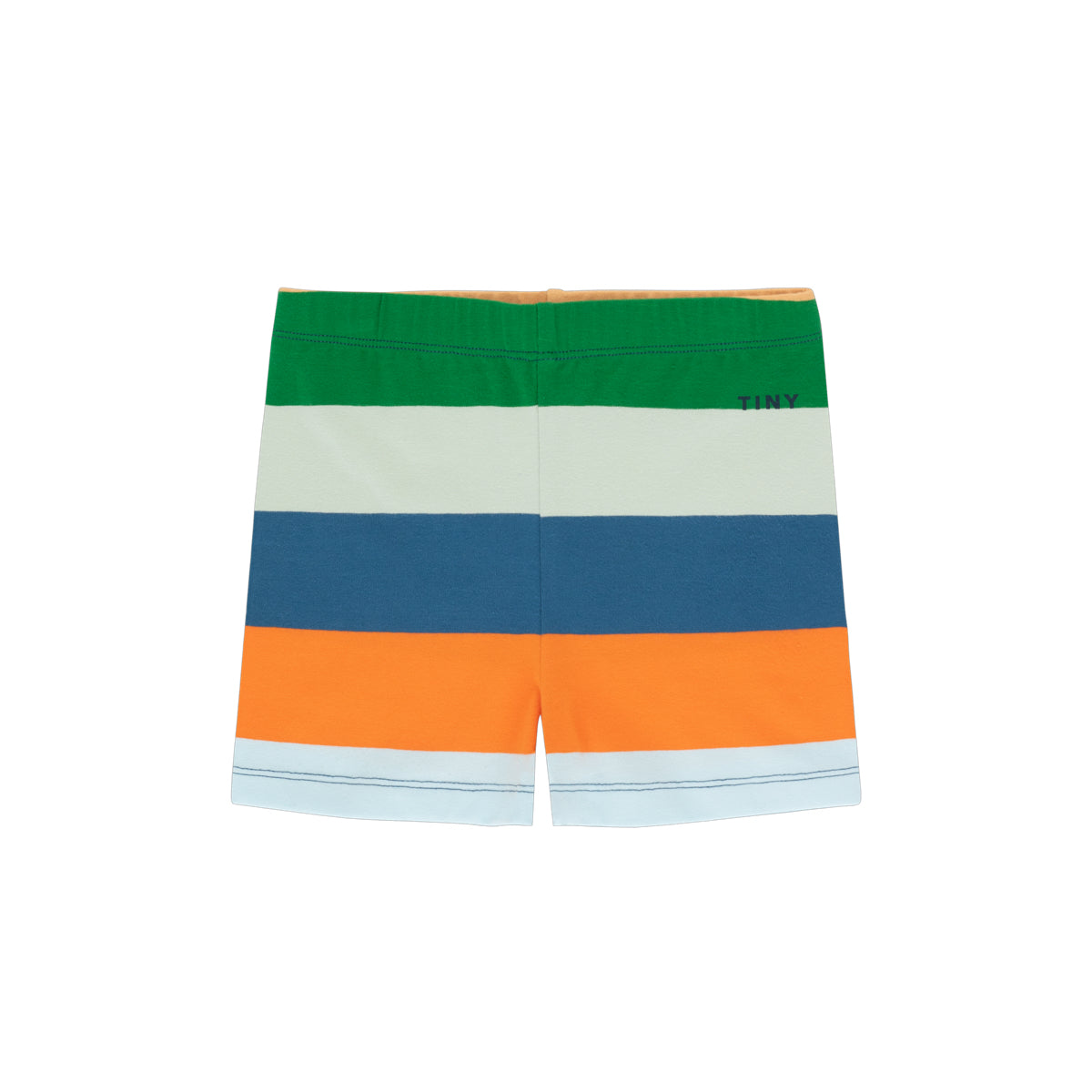 Stripes Short – tangerine/almond/pistachio