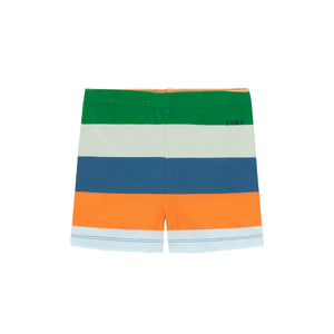 Stripes Short – tangerine/almond/pistachio