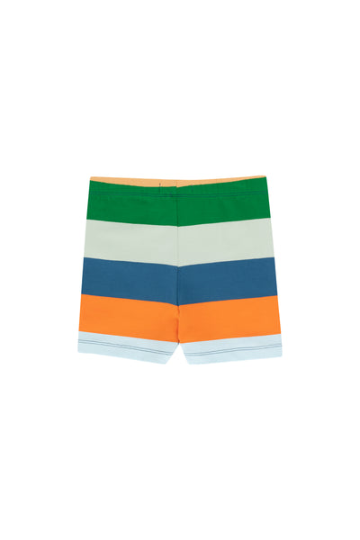 Stripes Short – tangerine/almond/pistachio