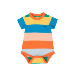 Stripes Body – papaya/washed blue/yellow