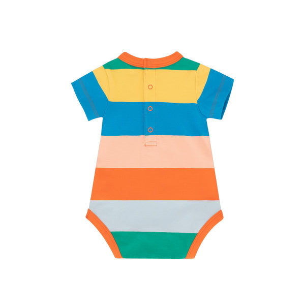 Stripes Body – papaya/washed blue/yellow