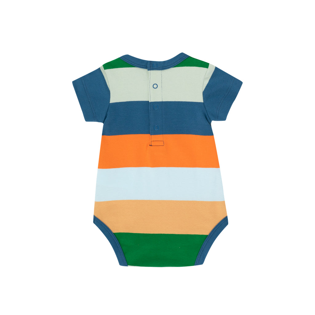 Stripes Body – tangerine/almond/pistachio