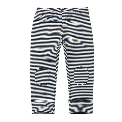 Winter Legging Stripes black/white