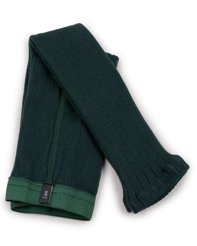 gerippte Leggings Maxence Vert Forêt