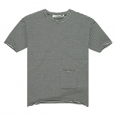 T-Shirt Black/White Stripes