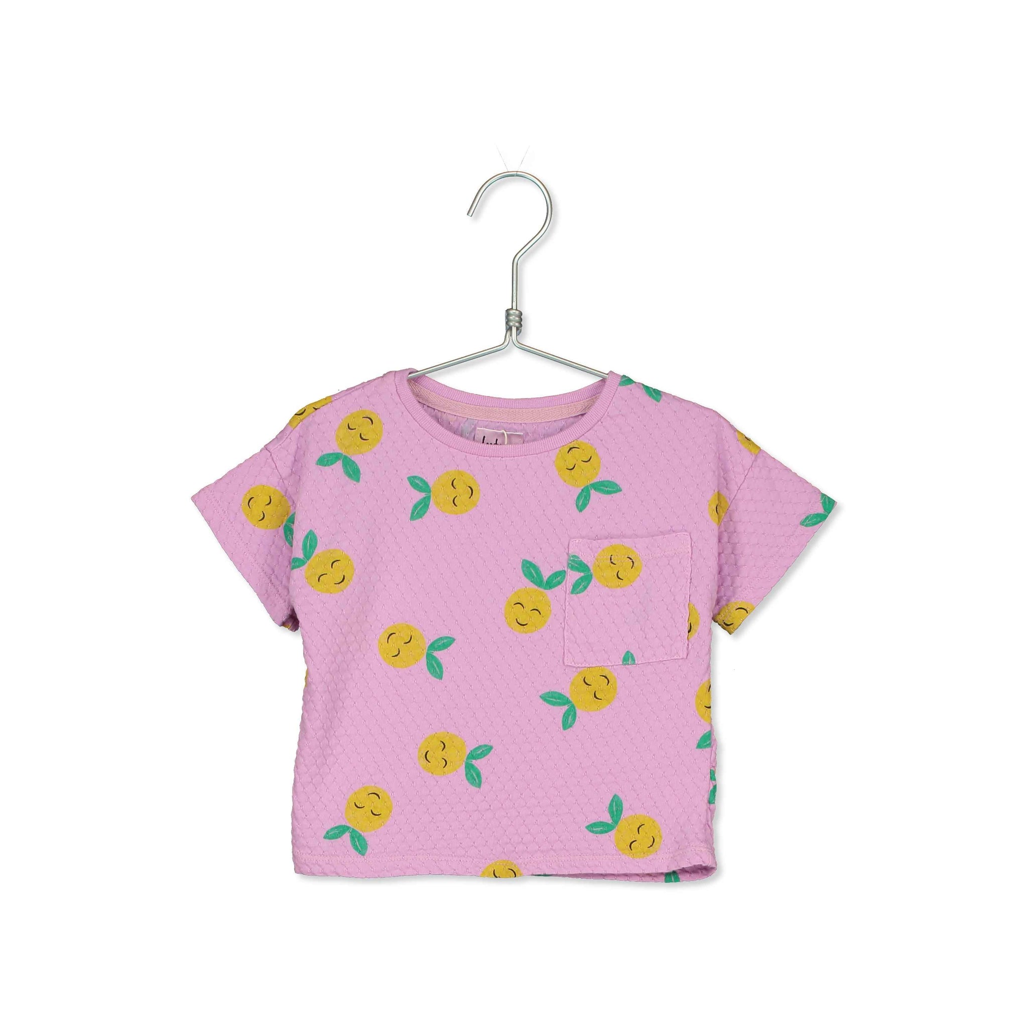 Jacquard Short T-Shirt Grapefruits – orchid